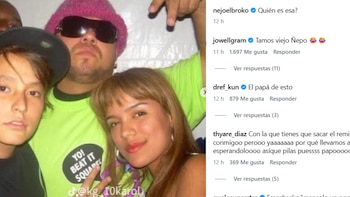 Ñejo compartió una foto antigua junto a Karol G, lo que incrementó las especulaciones sobre una colaboración inédita entre ambos - crédito @nejoelbroko/ Instagram