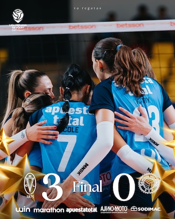 Regatas Lima debutó con victoria en la Liga Peruana de Vóley 2026/27.