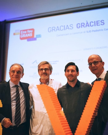Las donaciones de Lionel Messi al hospital Sant Joan de Déu