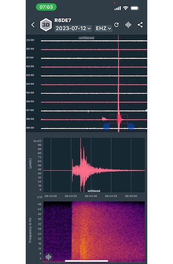 La geóloga Leda Sánchez compartió
