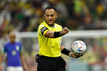 Elfath en un partido de Qatar 2022. (REUTERS/Hamad I Mohammed)
