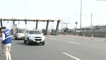 Operativo por Semana Santa: Policía intensifica vigilancia en la Panamericana Sur. Foto: captura TV Perú