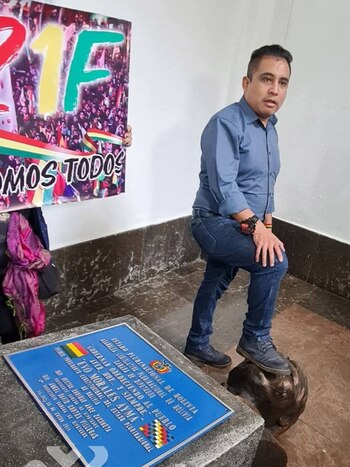 Astorga divulgó esta imagen en