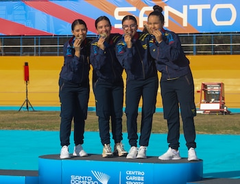 El ciclismo de pista consiguió cuatro medallas para Colombia en la jornada del lunes 27 de julio - crédito Comité Olímpico Colombiano