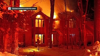 El siniestro destruyó cuatro viviendas