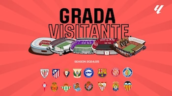 Cartel del programa 'Grada Visitante'.