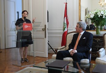 La presidenta de la Comisión