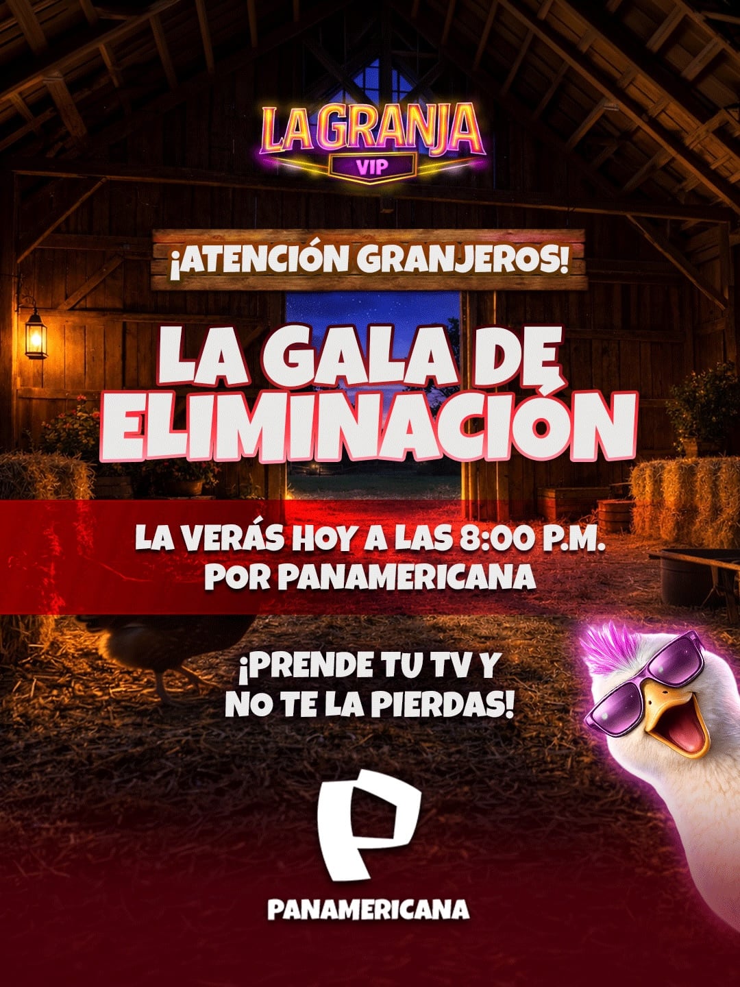 La gala de eliminación se transmite hoy en vivo por Panamericana a las 8:00 p.m. IG