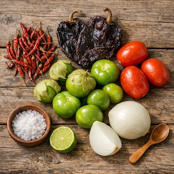 Los chiles secos deben estar flexibles antes de molerse, señal de que están en buen estado.
(Visuales IA)