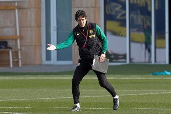 El entrenamiento del Villarreal, Unai