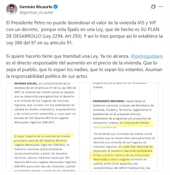 Germán Ricaurte, economista, advirtió que