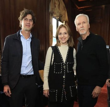 Martín Lousteau, Carla Peterson y