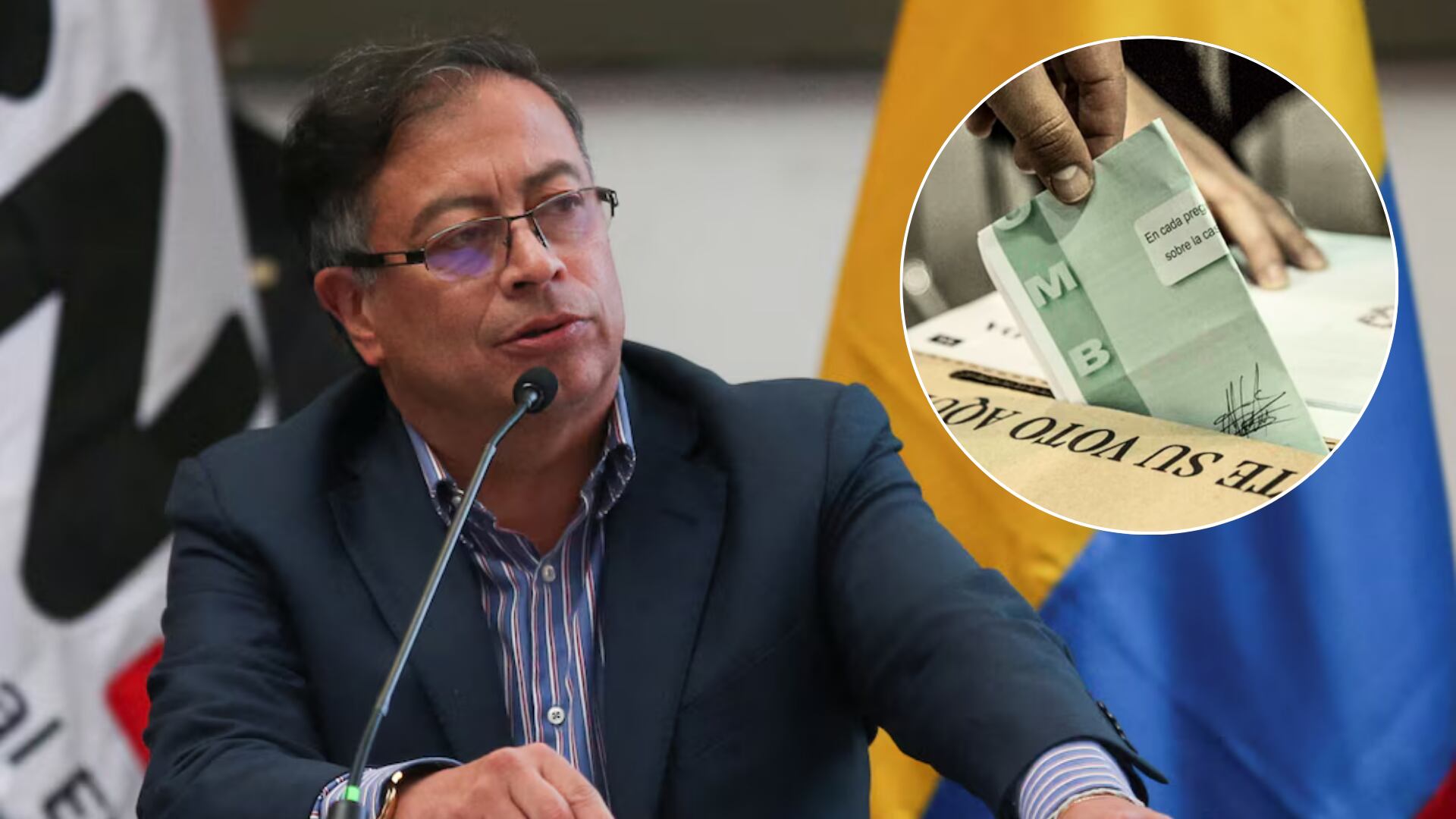 El presidente Gustavo Petro exige a la Registraduría Nacional mantener los puntos de votación en zonas rurales con población indígena para garantizar la participación electoral - crédito Registraduría Nacional del Estado Civil y Luisa Gonzalez/Reuters