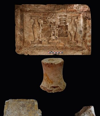 Las inscripciones y murales hallados