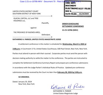 La orden de la audiencia