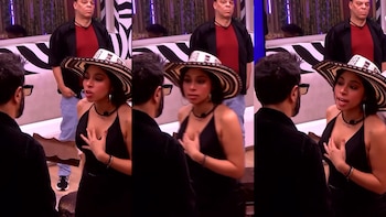 Karola se fue contra Alejandro, tras la expulsión de Eidevin - crédito @lacasadelosfamososcolombia1 / Instagram