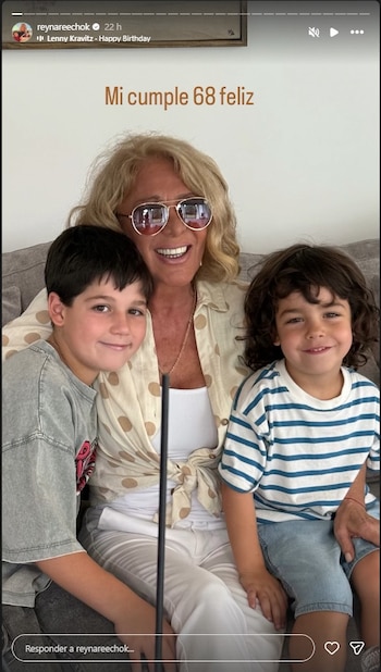 Reina Reech celebra su feliz