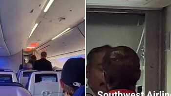 La historia de la mujer y la perra que fueron echadas de un avión se hace famosa en TikTok (Captura de Pantalla/TikTok _sara_price_)