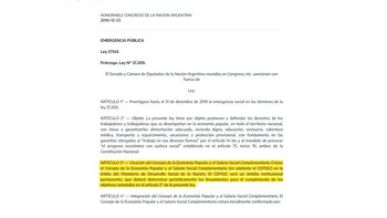 La Ley de Emergencia