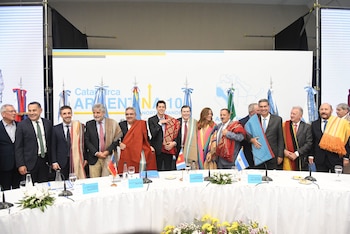 La tradicional "foto de familia"