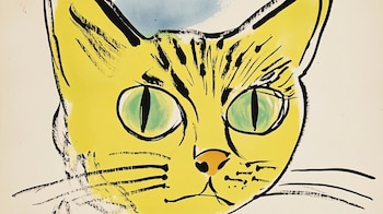 Imagen de gatos en estilo pop art inspirado en Andy Warhol. Otras opciones: felinos coloridos, arte contemporáneo, ilustraciones de gatos. - (Imagen Ilustrativa Infobae)
