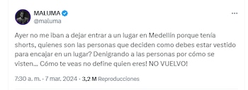Maluma aseguró que en el