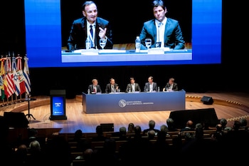 Milei cerró las jornadas monetarias que organizó durante lunes y martes el Banco Central