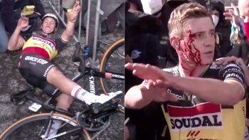 Susto en la Vuelta de