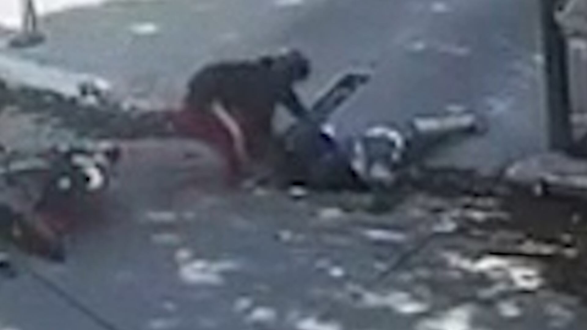 El motochorro le sacó sus pertenencias a la monja y se dio a la fuga.