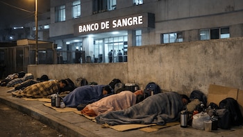 Familias duermen en la calle para donar sangre a sus pacientes: evidencian crisis en el banco de sangre en hospital Arzobispo Loayza