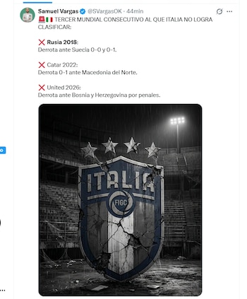 los memes de italia eliminada mundial 2026