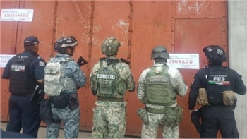 Entrada de predio decomisado en el Edomex. Crédito: SSEM