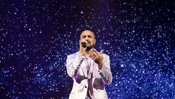 Abel Pintos cantó durante dos