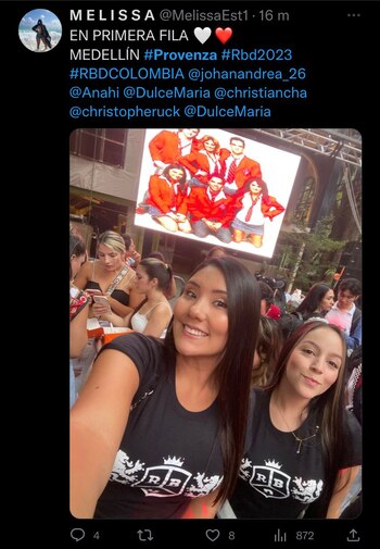 Seguidores de RBD en Colombia