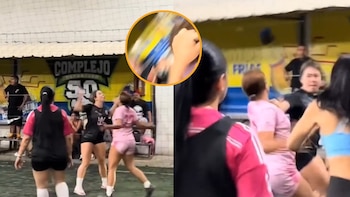 Partido de fútbol femenino en