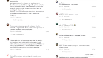 Captura de pantalla que muestra múltiples comentarios de usuarios en redes sociales con avatares de perfil