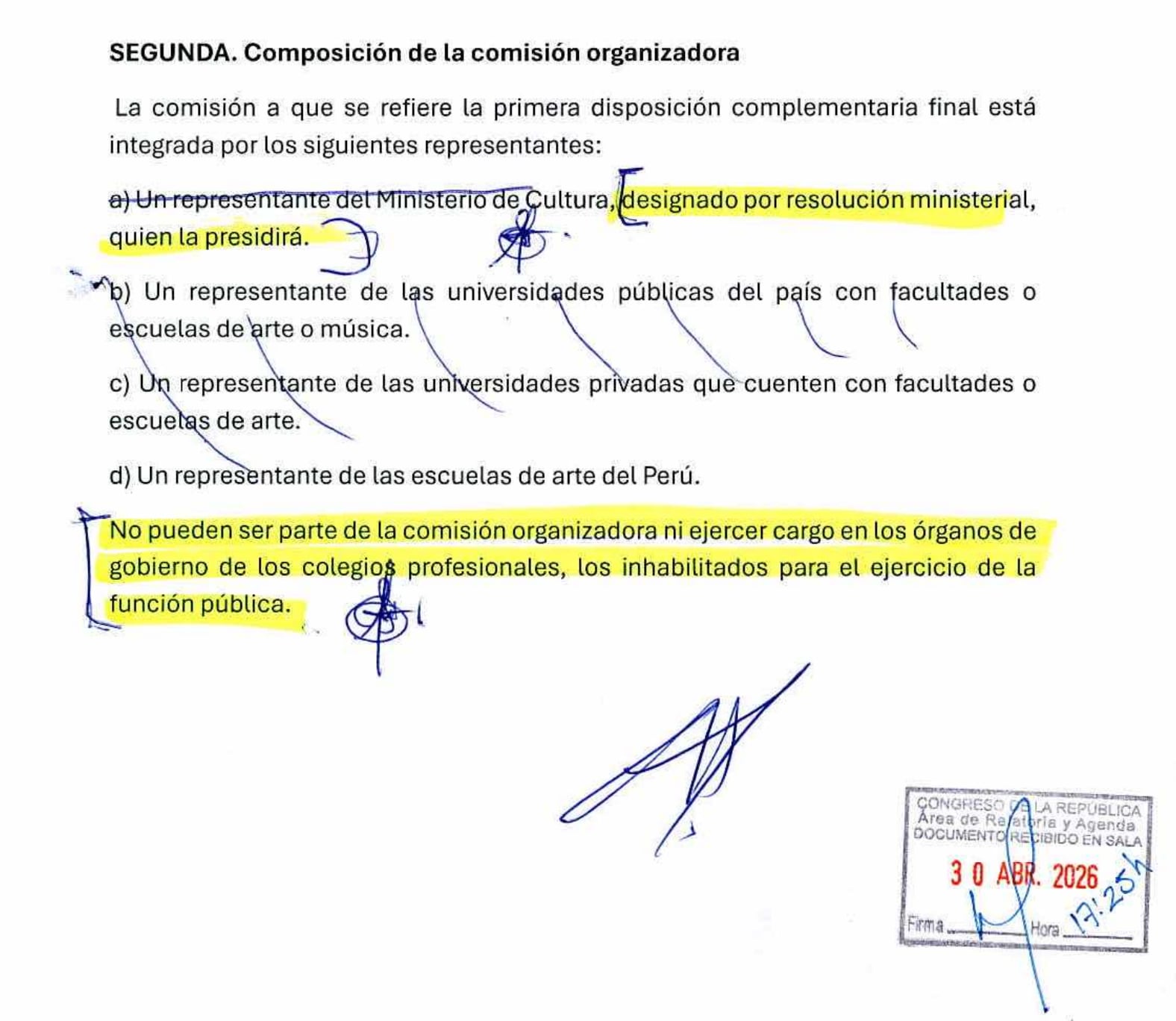 Reforma de contrabando para sacar a Delia Espinoza del Colegio de Abogados de Lima.