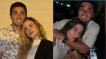 Rodrigo Cuba es captado cariñoso