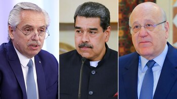 Alberto Fernández, Nicolás Maduro y