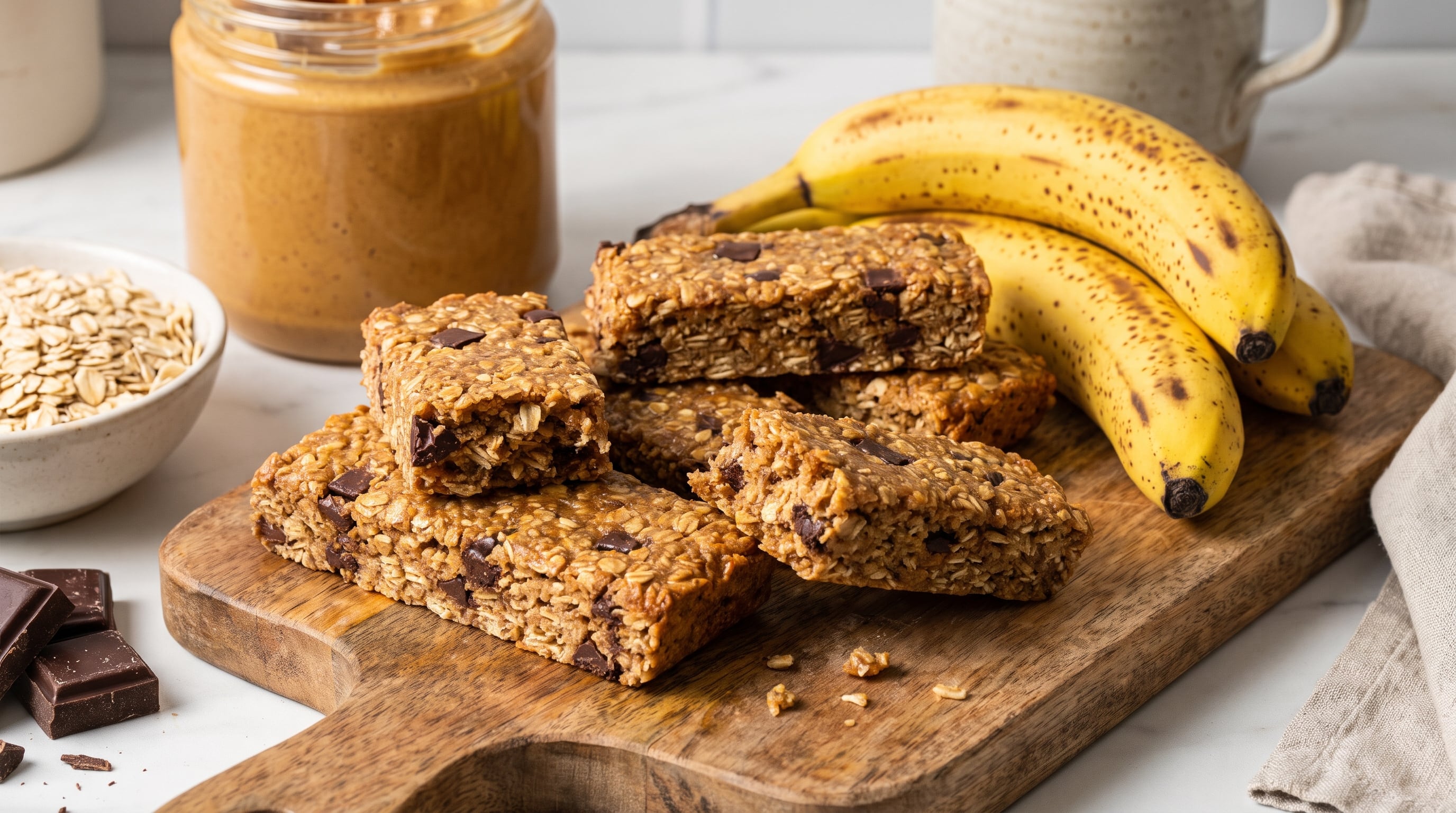 Barritas energéticas saludables con solo cuatro ingredientes: una receta nutritiva que se prepara en 10 minutos