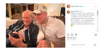 Ricardo Montaner y El Polaco se despiden de Leo Dan