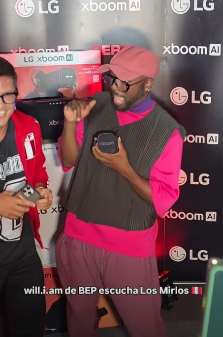 will.i.am queda sorprendido al escuchar a Los Mirlos: “Es de 1970 o algo así”. Captura: Instagram Coco Maggio.