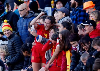 Teresa Abelleira celebra con la