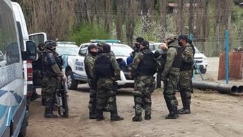 Durante el desalojo hubo cuatro