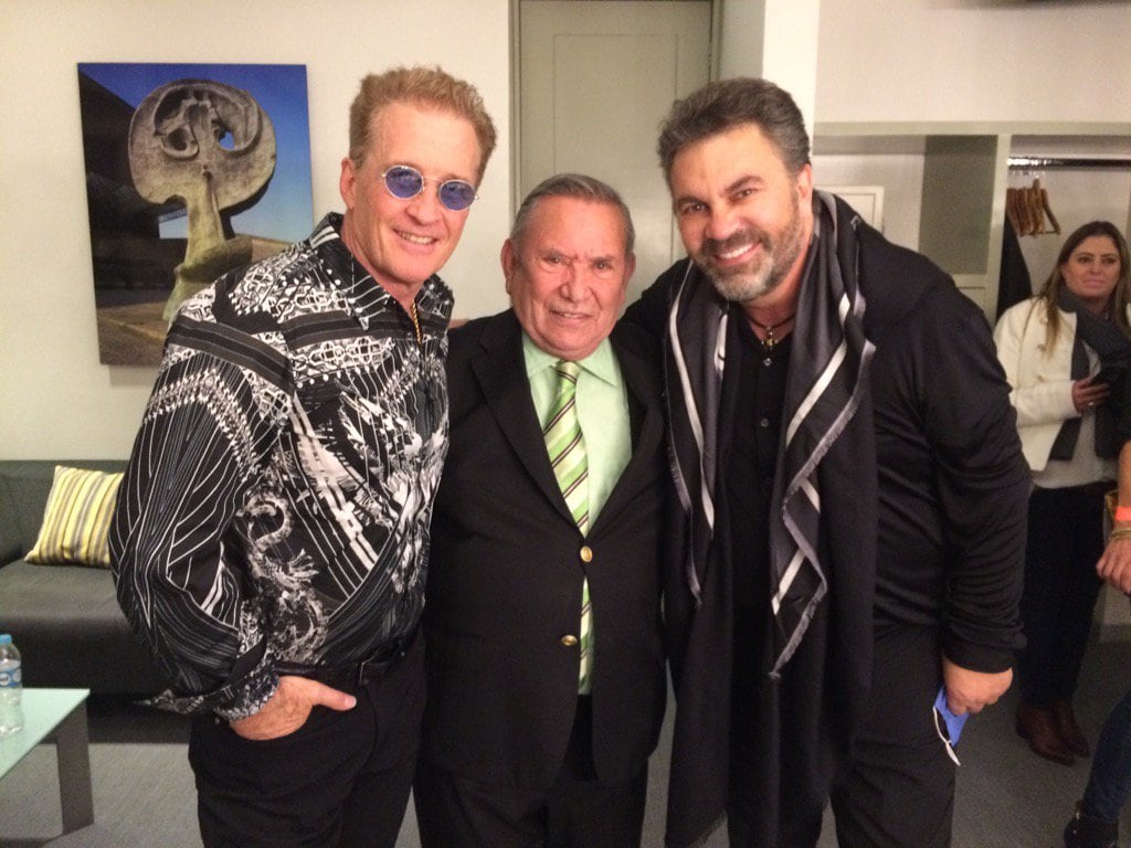 Chucho Gallegos con Emmanuel y Mijares (Redes Sociales)