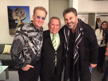 Chucho Gallegos con Emmanuel y Mijares (Redes Sociales)