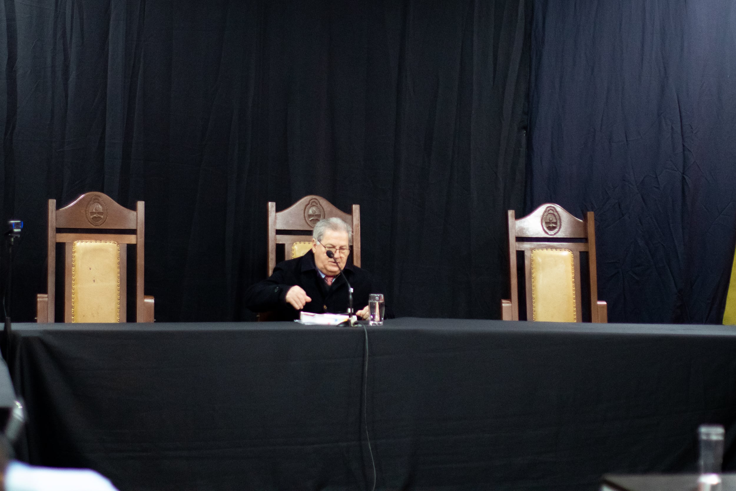 Fermín Ceroleni, el presidente del Tribunal