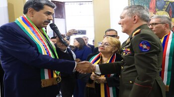 Nicolás Maduro recibe de Pompeyo
