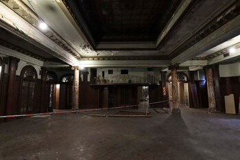 El salón principal, antes de