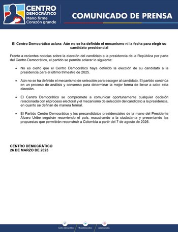 El partido liderado por el